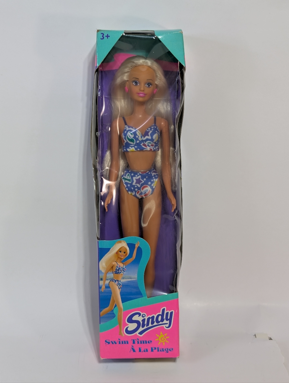 Hasbro Sindy Fashion Doll Swim Time Swimming 1995 Sealed Box Rare C-041A